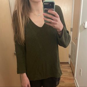 V Neck Knit Sweater